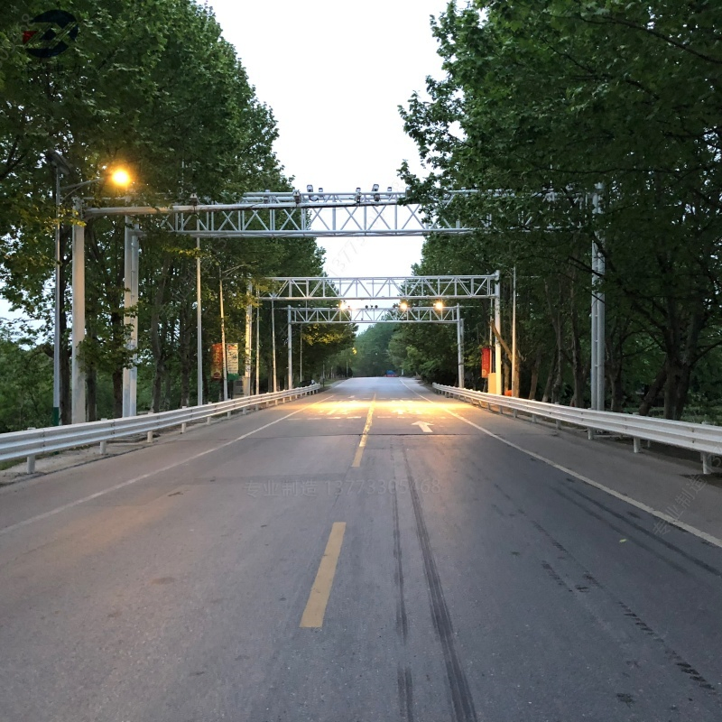 Galvanized Traffic Gantry, Perfect for Surveillance System Installation