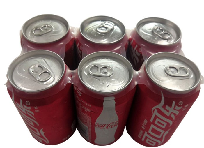 HDPE Transparent Plastic Disposable 4pack 6pack Aluminum Can Carrier