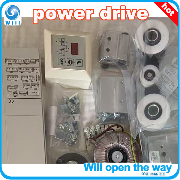 Heavy Duty Curved Sliding Door Operator Power Drive