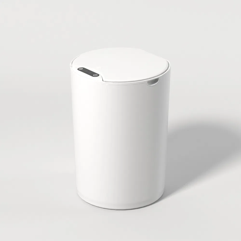14L Quiet Close Smart Hands Free Infrared Automatic Trash Can for Living Room