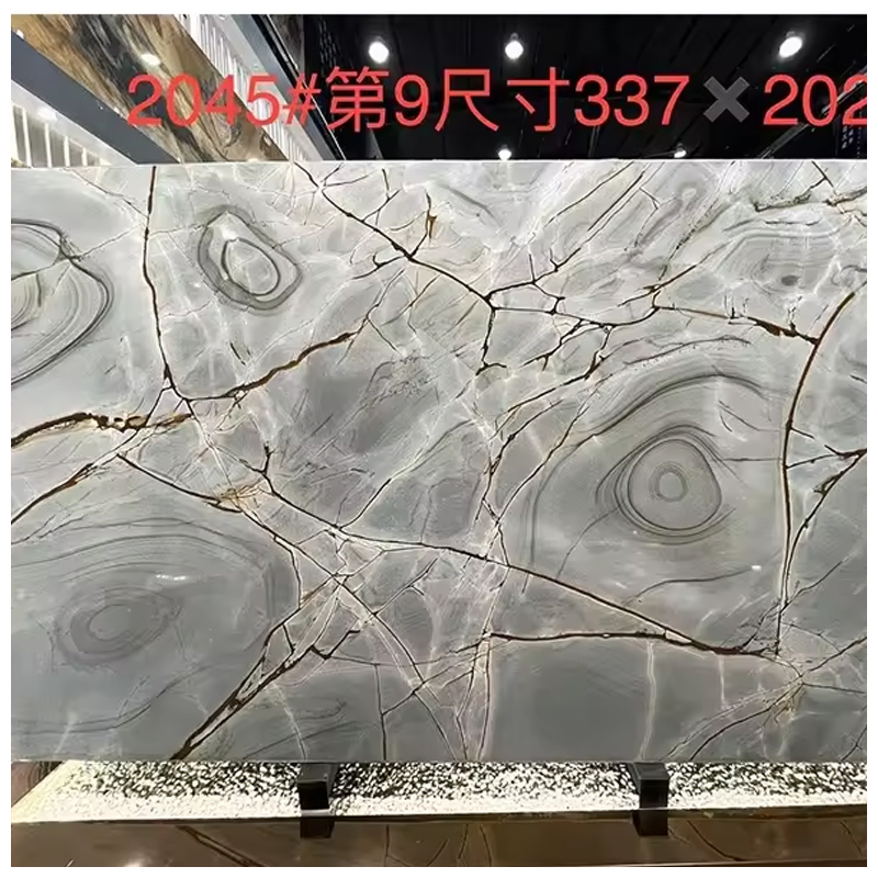 Luxury Brazilian Exotic Blue Roma Quartzite for Countertops and Tables