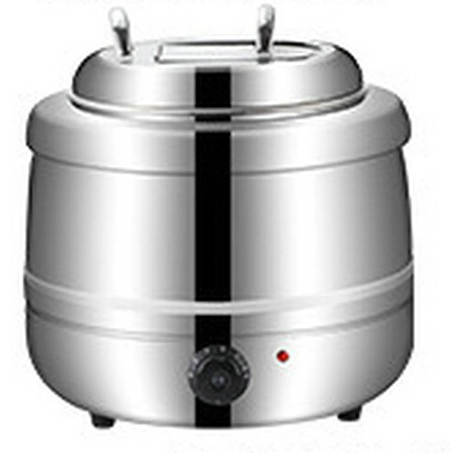 Stainless Steel 13L Capacity Thermal Insulation Soup Kettle Drum Shape