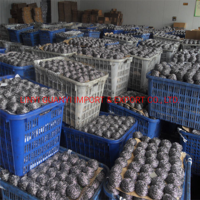 Household Stainless Steel Wire 410 Kitchen Pot Cleaning Ball Scourer
