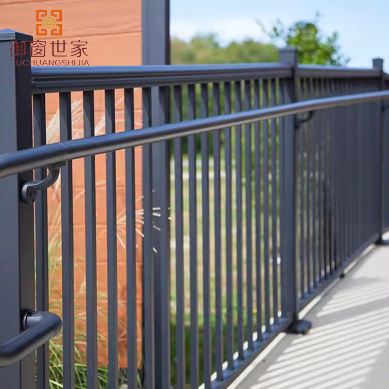 Aluminum Deck Railing System Fsycsj Aluminum Balcony Railing with Black Color