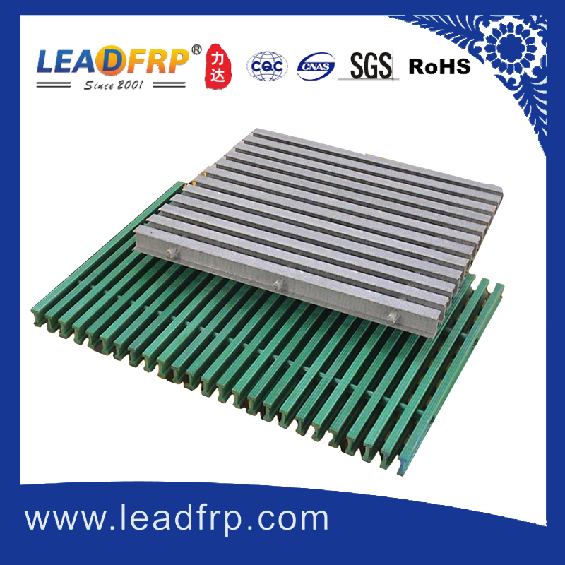 Industrial FRP Grating Panels for Chemical Plant Flooring