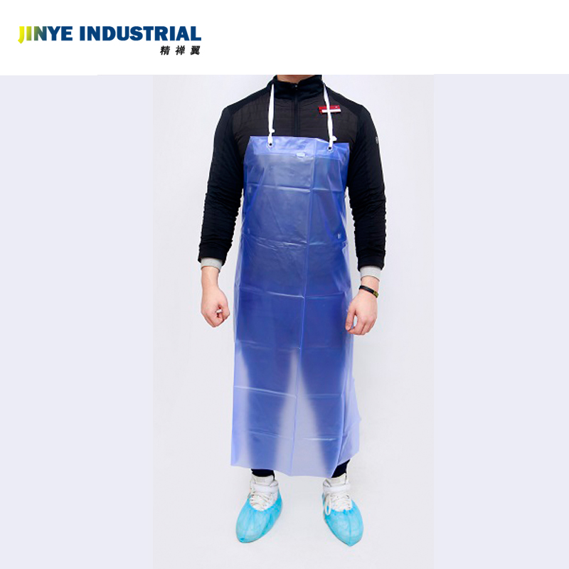 Waterproof Aprons White Plastic PVC for Cleaning Daily Cleaning Custom