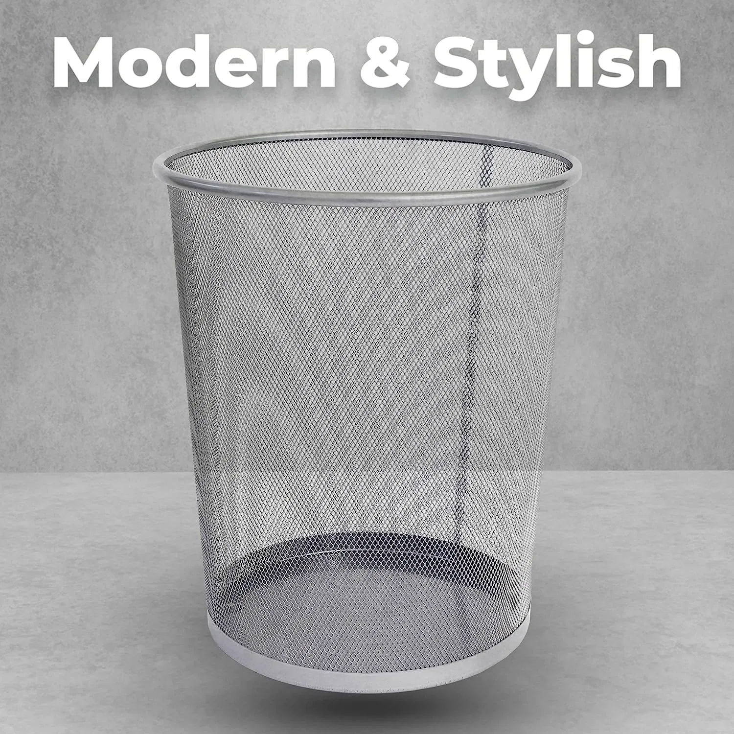 Черная педальная урна для мусора, сетчатая, для кухни и офиса