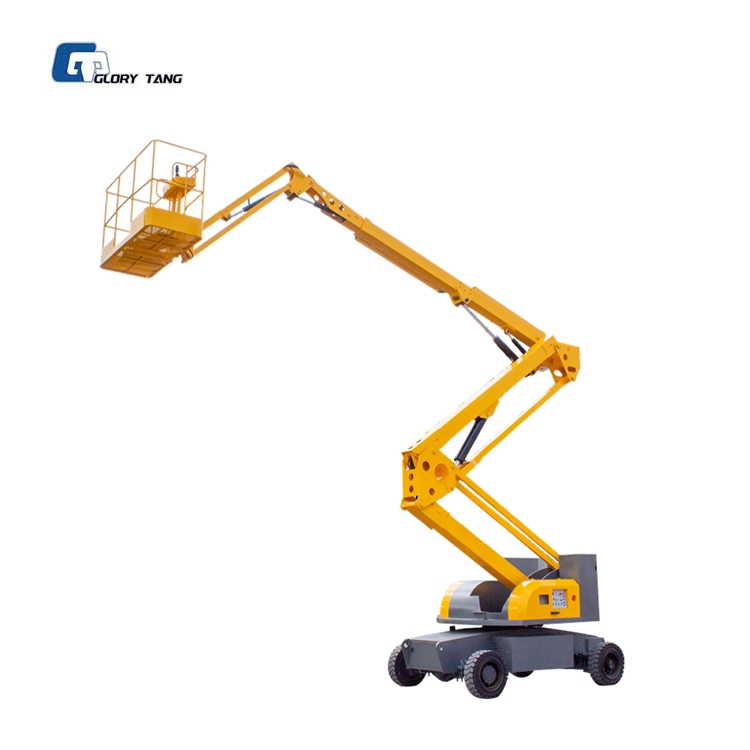 Electric Articulated Boom Elevator Curved Arm Climbing Platform