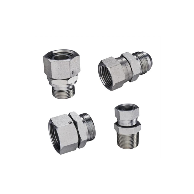 Переходник трубный 2D-W из нержавеющей стали с накидной гайкой