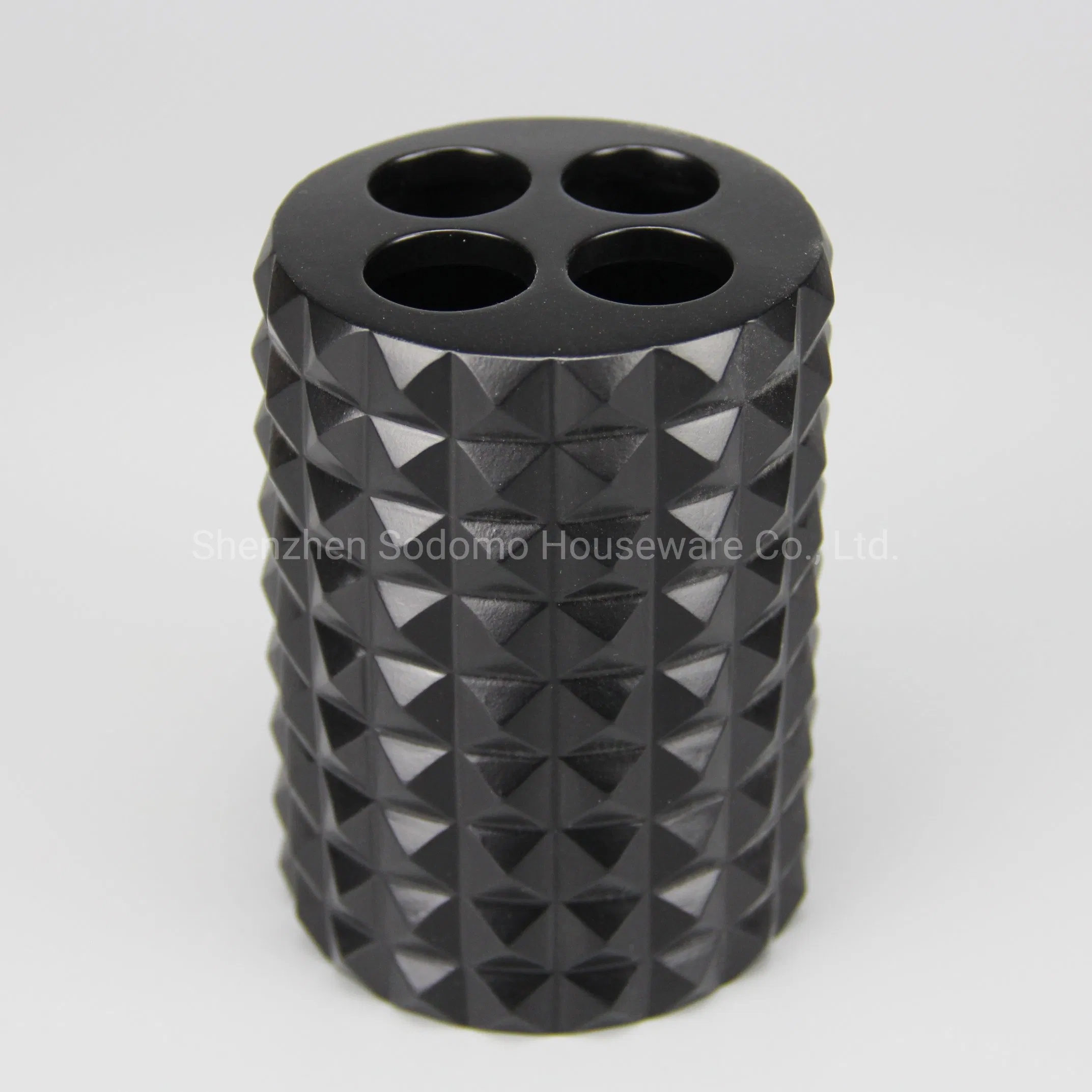 Execellent Eco-Friendly Polyresin Toothbrush Holder for Home (BP1372-BP)