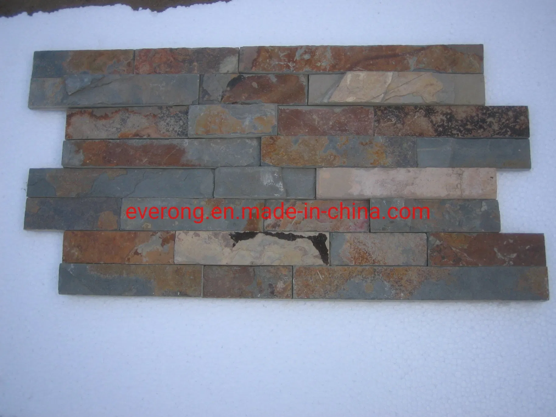 China Hot Natural Slate Stack Stone Culture Wall Slate Stone