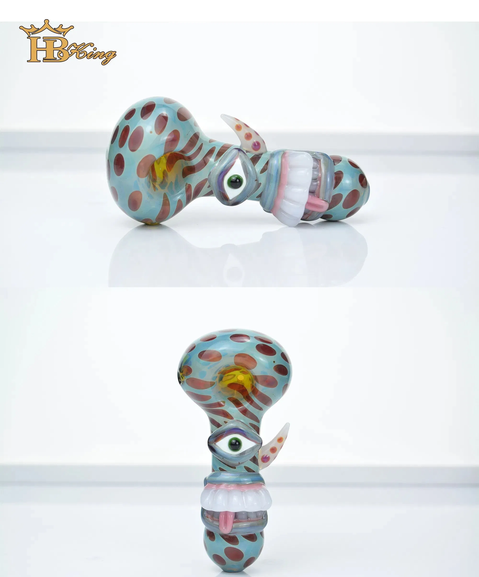 Latest Multiple Styles American Color Rod Glass Water Pipe Spoon Hand Pipe