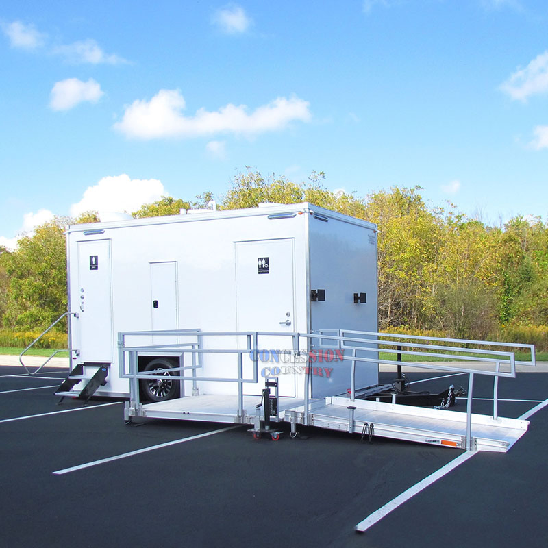 Wheelchair Toilet Trailer Handicap Disabled Luxury Restroom Trailer