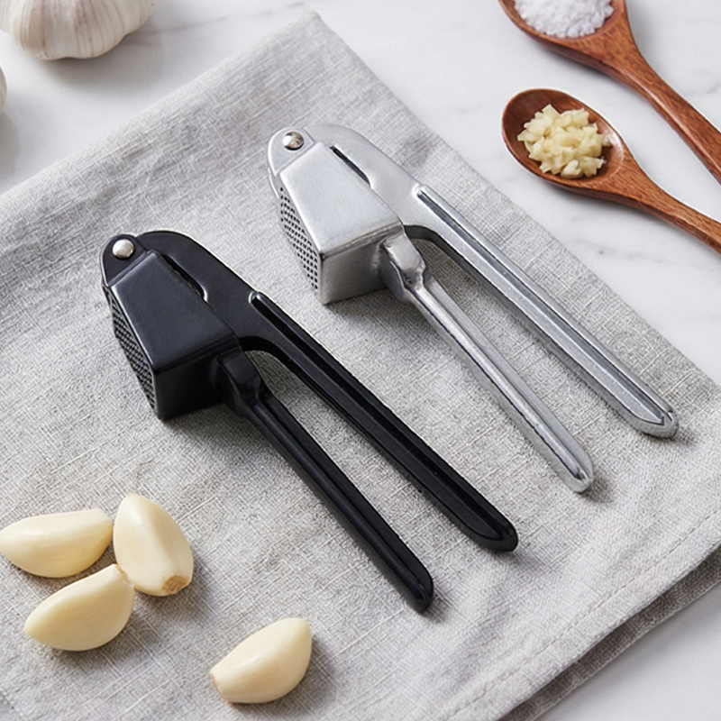 Garlic Press Crusher Mincer Manual Kitchen Garlic Smasher Squeezer Handheld Press Tool Kitchen Accessories