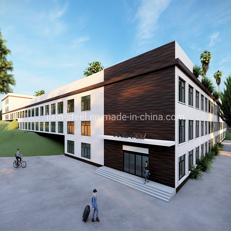 Prefabricated High Rise Steel Structure Commercial Building Hotel Apartment