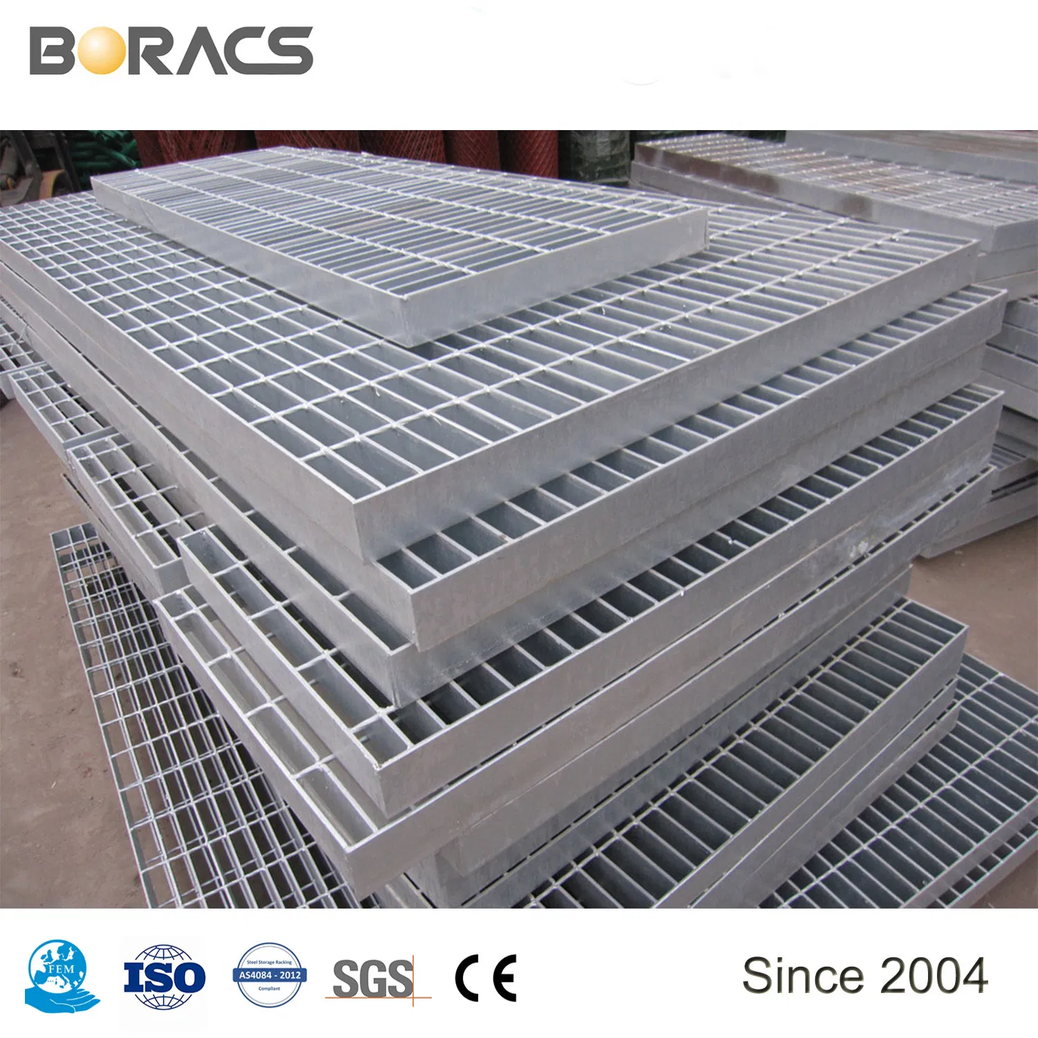 High Capacity Customized Steel Floor Grating Drain Cover Hot Galvanized