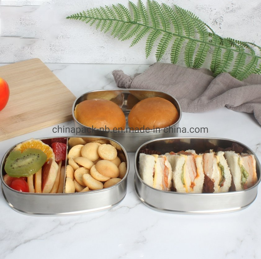 Stainless Steel 3 Layer Lunch Box Eco Multi-Layer Lunch Box Customizable Compartment Lunch Box