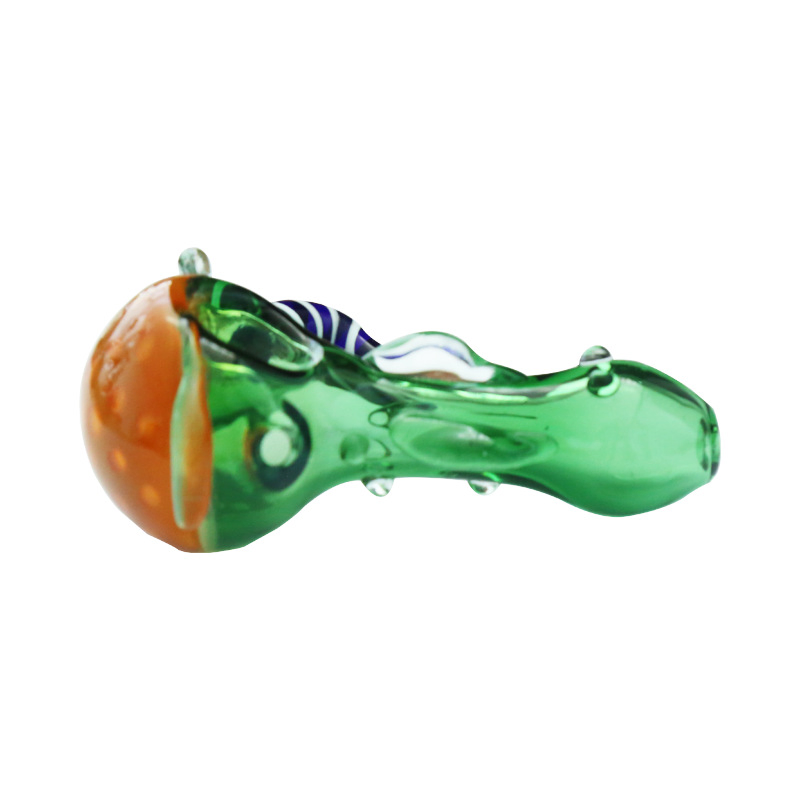 Thickened High Borosilicate Glass Blowing Glass Pipe Technology Mushroom Shape Creative Glass Pipe