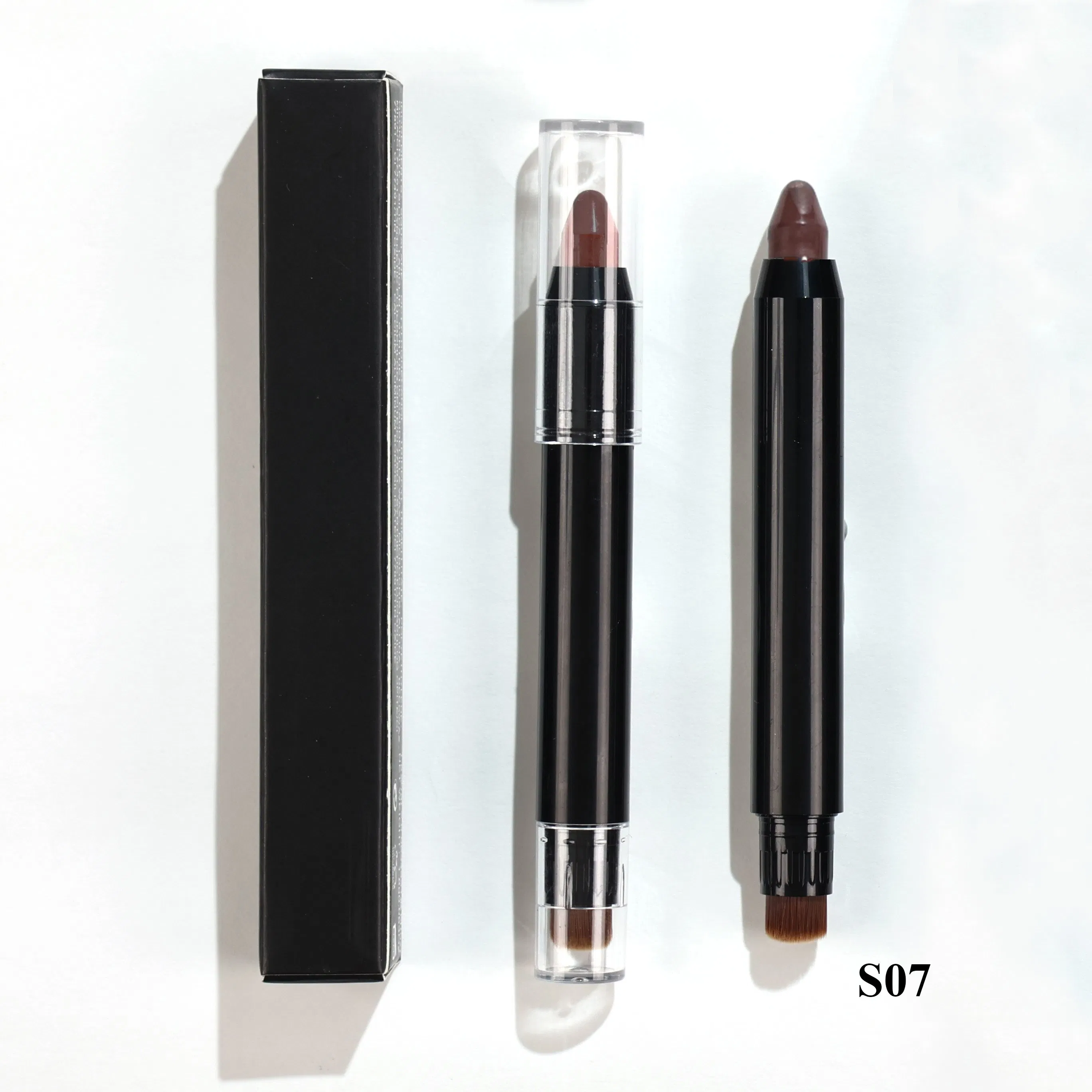 Small MOQ OEM ODM Makeup Nose Shadow Shade Lipstick Blush Pencil Highlighter Pen Double Head Contour Concealer Stick