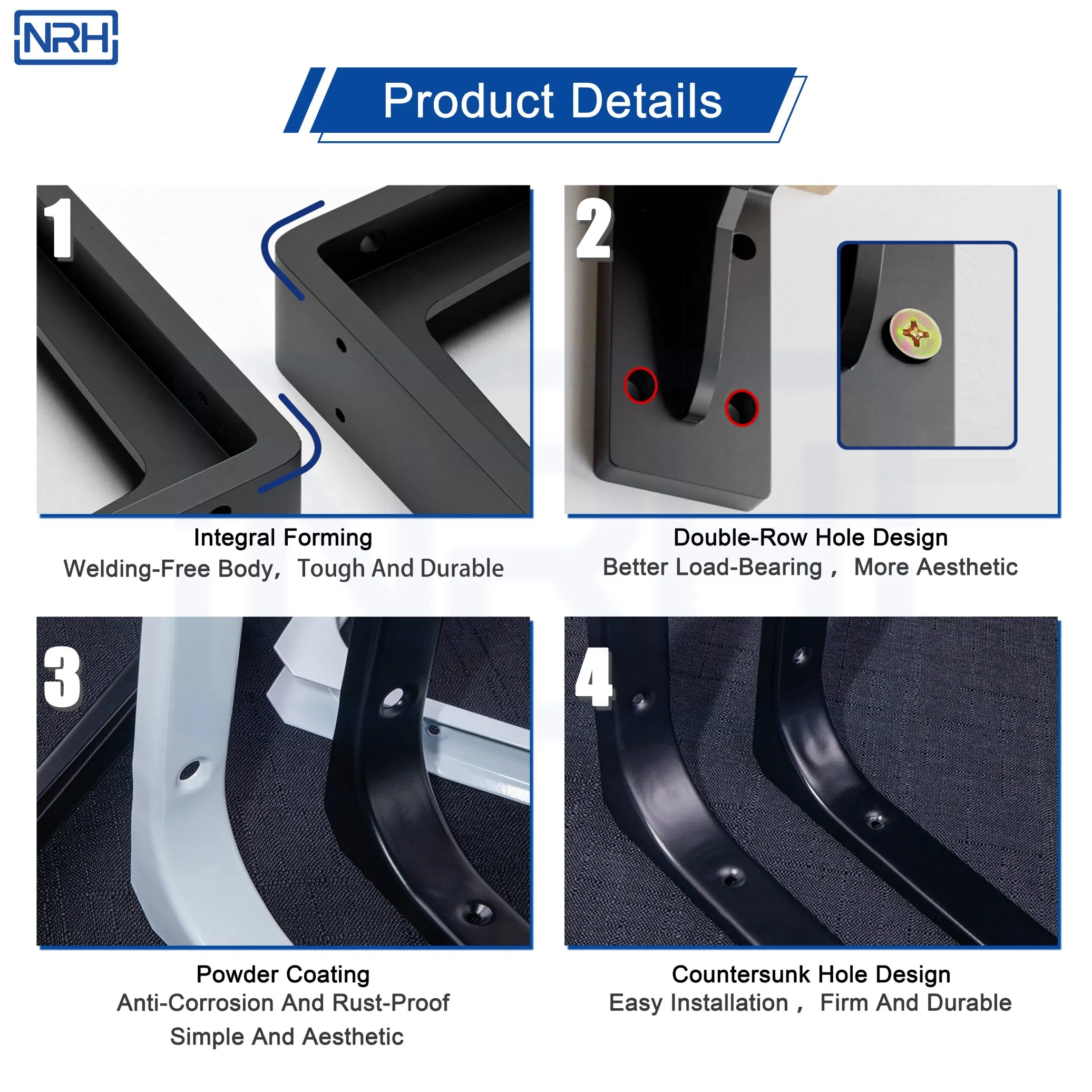 Nrh7813 Wall Hanging Shelf Bracket for Bar Counter Display Mount