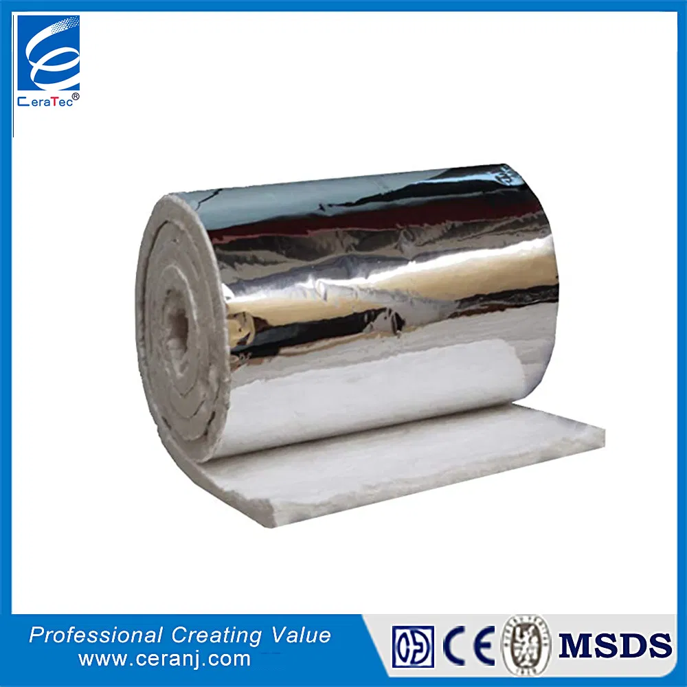 Cutting Alumina Foil Ceramic Fiber Blanket for Outdoor Pizza Oven Insulation