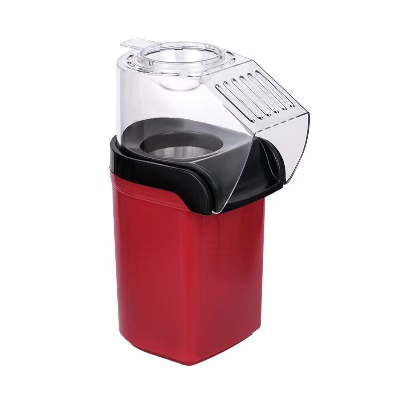 2025 New Wholesale High Quality 110V/220V Fully Automatic Hot Air Portable Mini Popcorn Maker with Top Cover