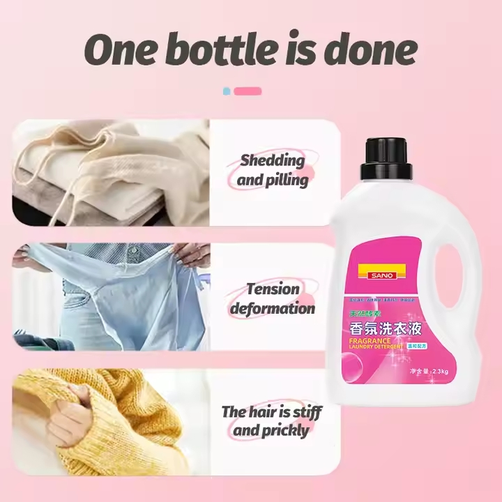 Sanvo Simply Concentrated Break Stain Washing Safe Basics and Pets Sparkling Soap Laundry Detergent Liquid