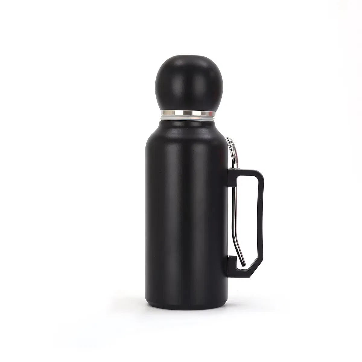 Термобутылка для мате из нержавеющей стали с трубочкой