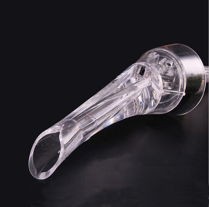 Black Premium Aerating Pourer Magic Decanter Spout Pourer Wine Aerator