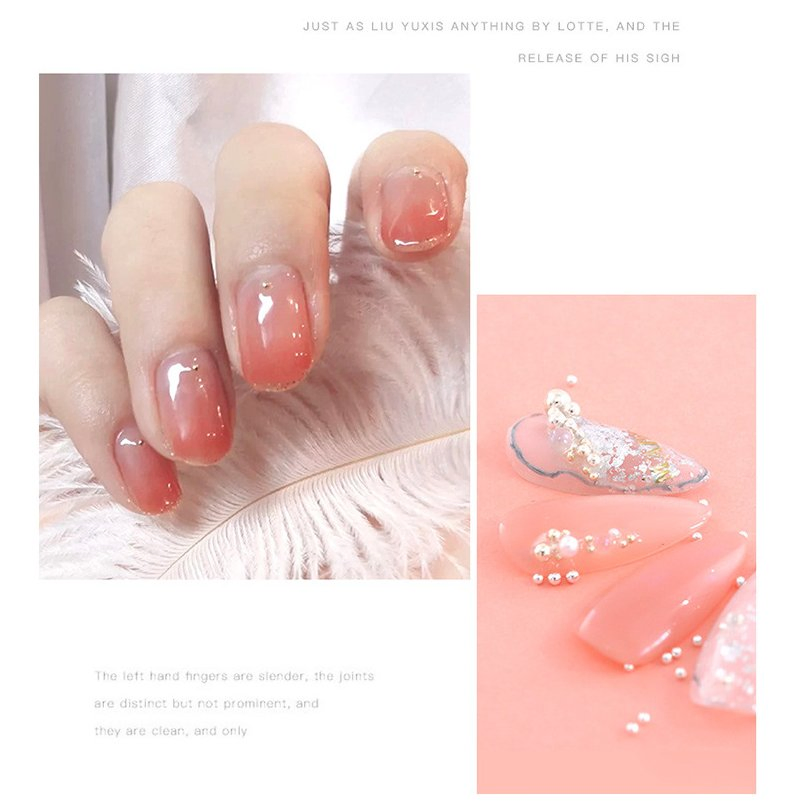 Mix Sizes Mix Color Rose Gold Silver Black Nail Beads Nail Art Decoration