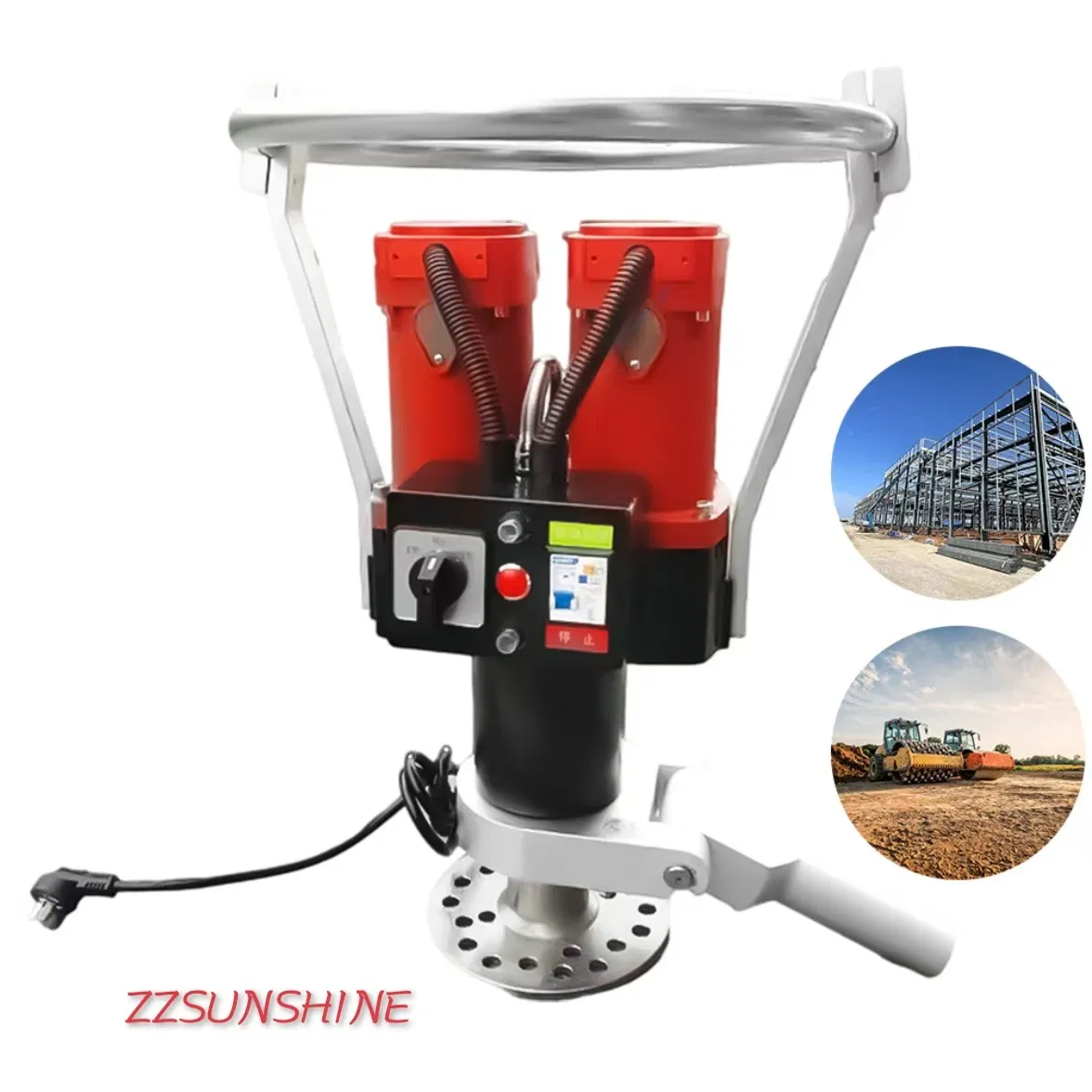 High and Low Speed Two Gears Driven Pile Machine for Ground Pile Construction in Narrow Areas