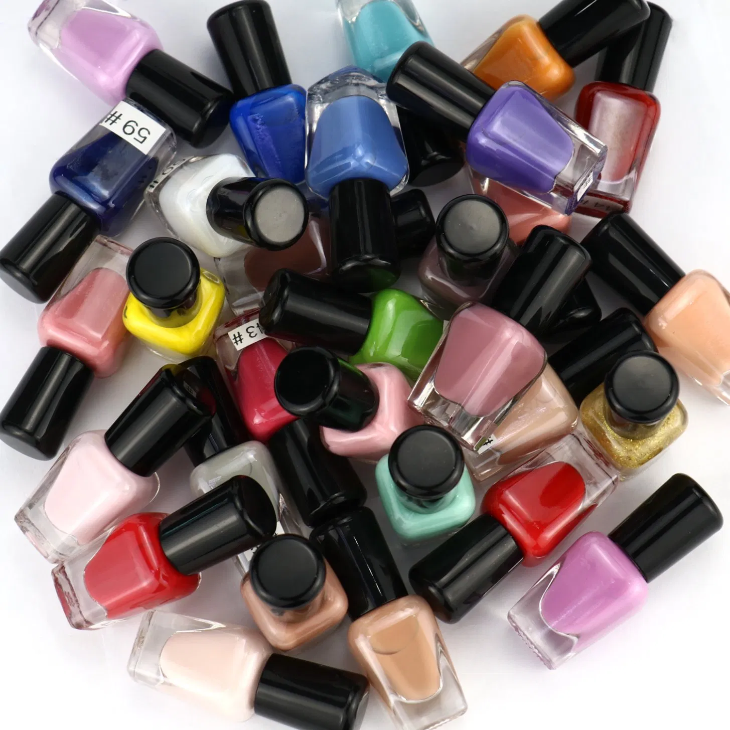 Vibrant Non-Toxic Gel Nail Polish Set in Multiple Colors