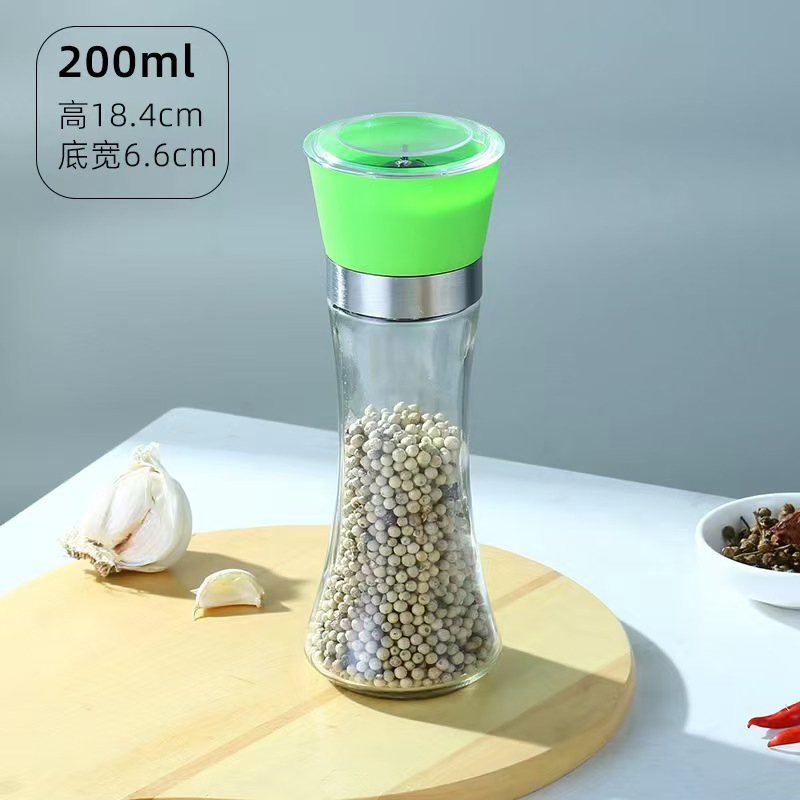 Стеклянная мельница для соли и перца 150-180 мл