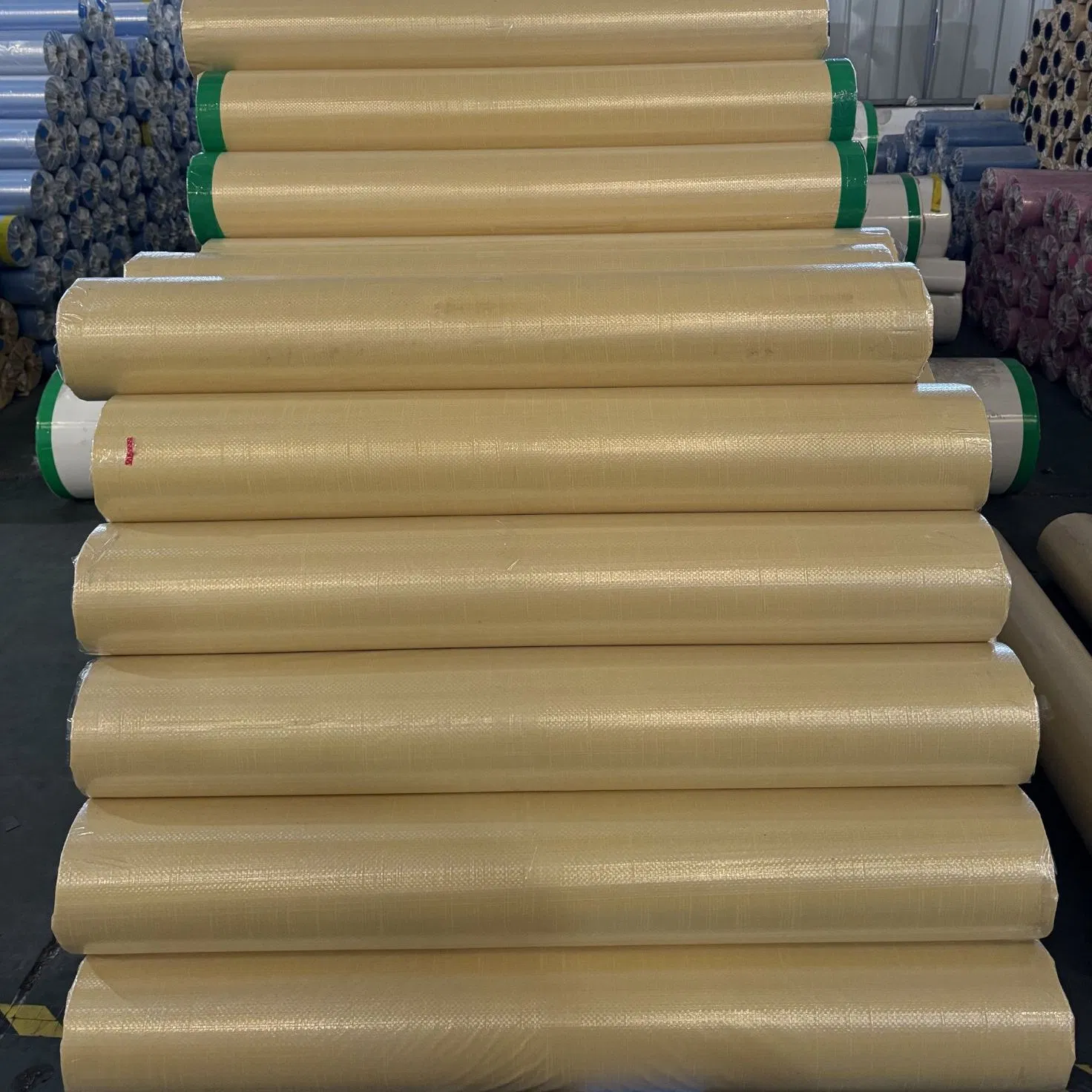 Waterproof Used Truck Tarpaulin Stocklot Standard Size PE Tarpaulin