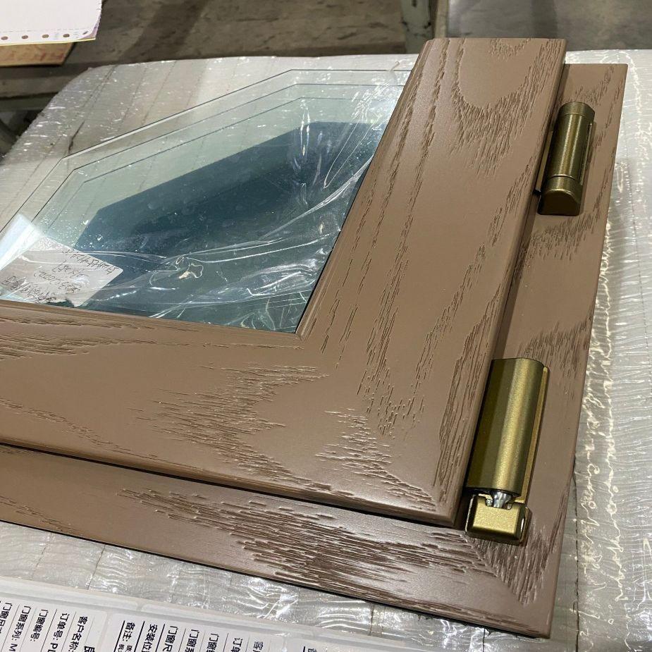 Leawod Design Strong Durable Wood-Aluminum Composite Windows for Extreme Weather Inward Opening