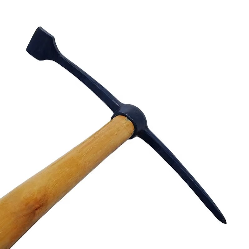 Wholeasle Forged Steel Pickaxe Multifunctional Outdoor Digging Tool for Agricultural Farming Gardening