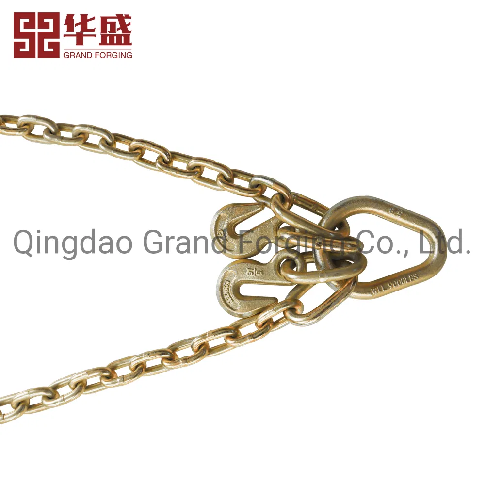 Транспортная цепь G70 из легированной стали с грейферным крюком
