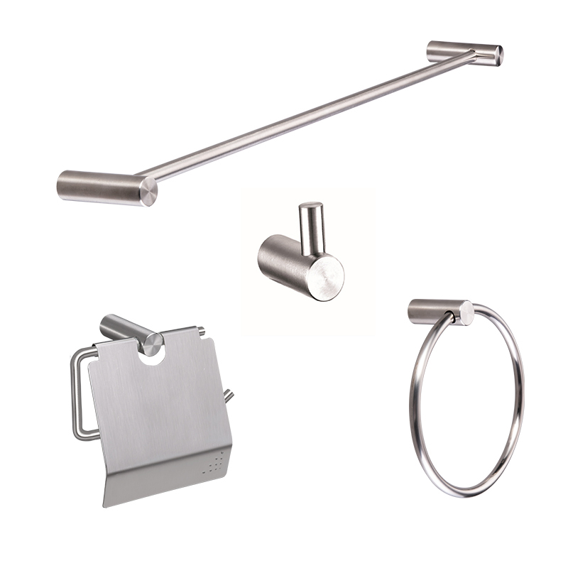 Набор для ванной: держатель для полотенец и кольцо