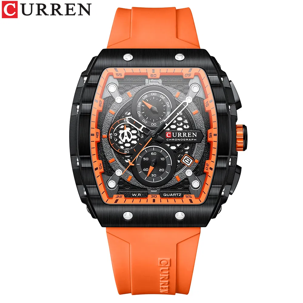 Curren 8442 Neutral Waterproof Calendar Men's Multi Functional Quartz Watch