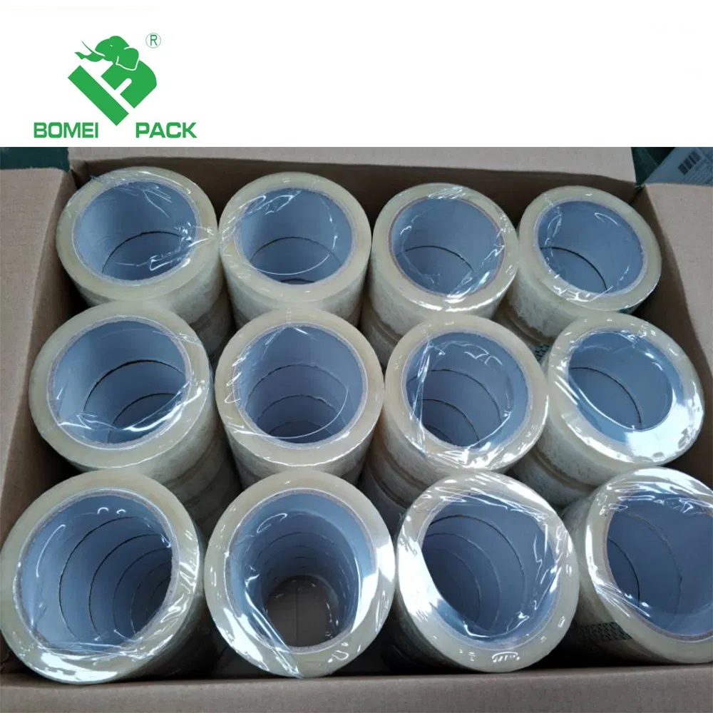 Strong Viscosity BOPP Packing Tape Custom Logo Printed Clear Sellotape