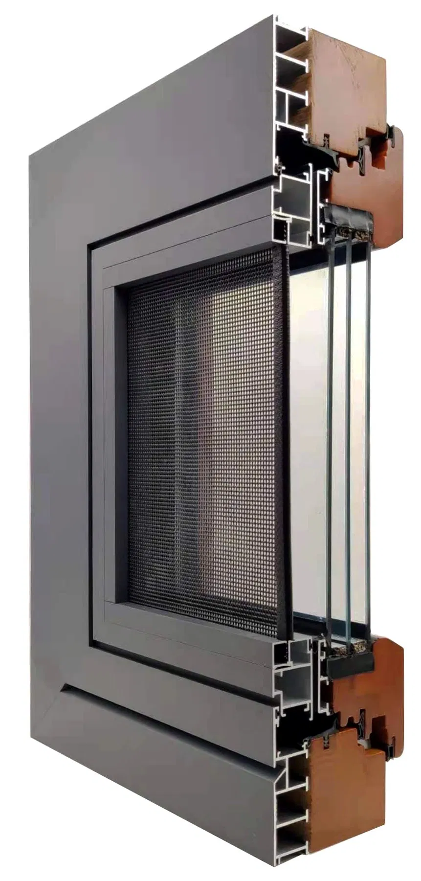 Msl-100 Series Aluminum Clad Wooden Windows