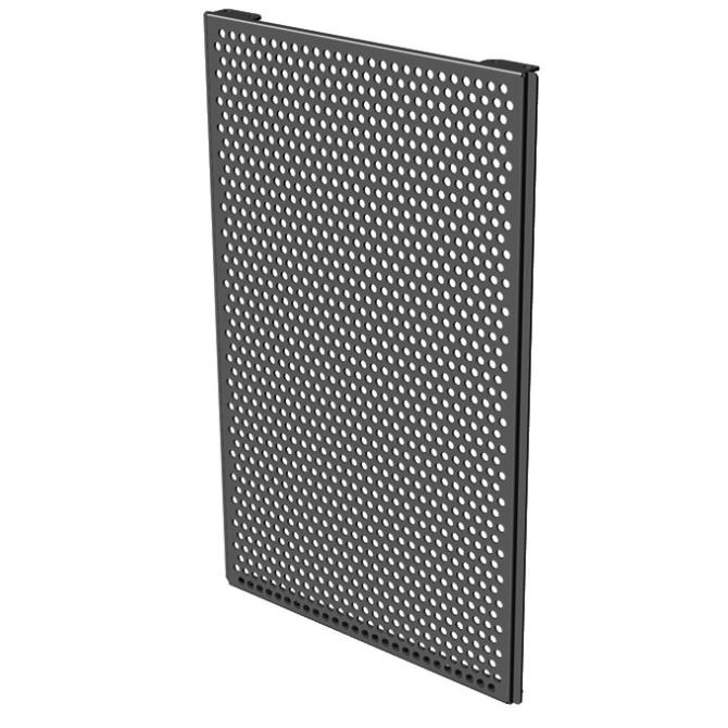 Balck Powder Coated Round Hole Perforated Metal Screen for Speaker Grill