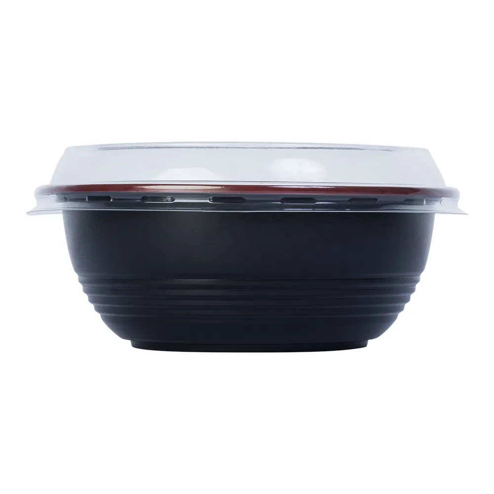Disposable Takeaway Microwavable Plastic Food Container with Lid