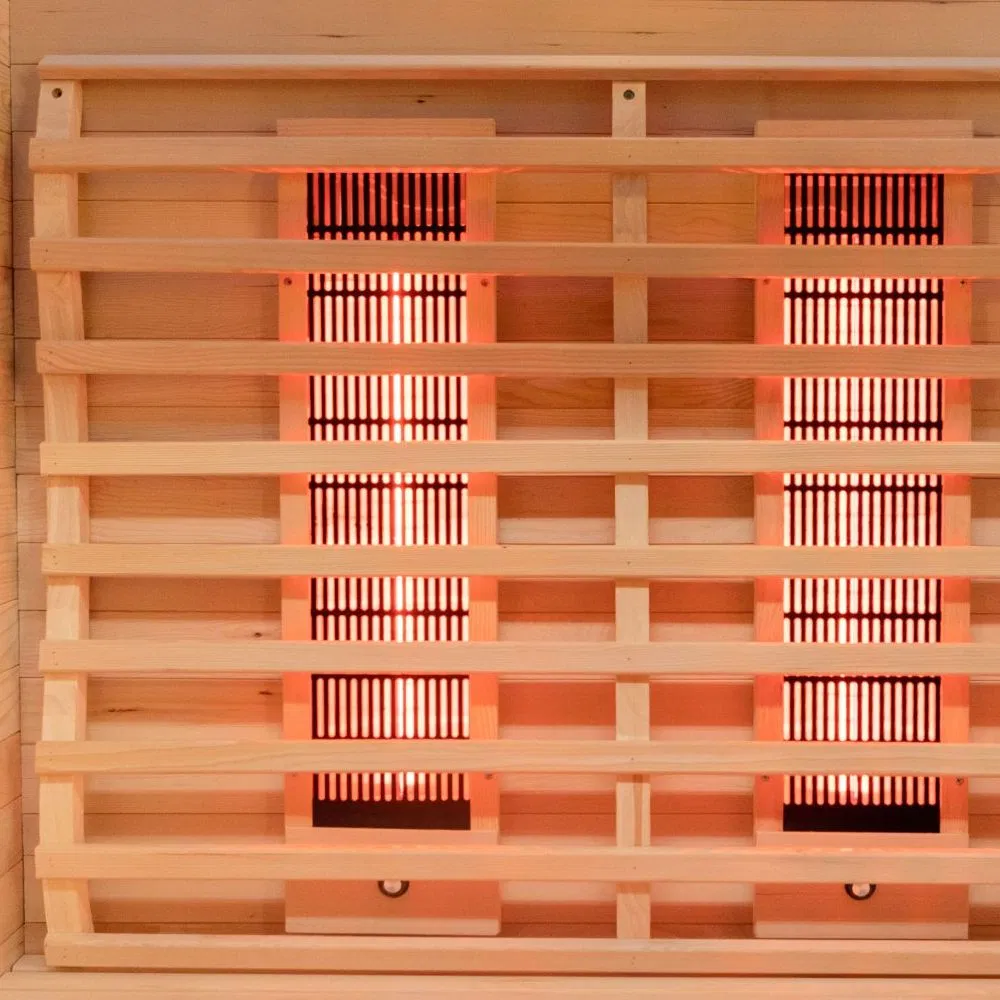 Инфракрасная сауна для дома на 2-3 человека из канадского хемлока