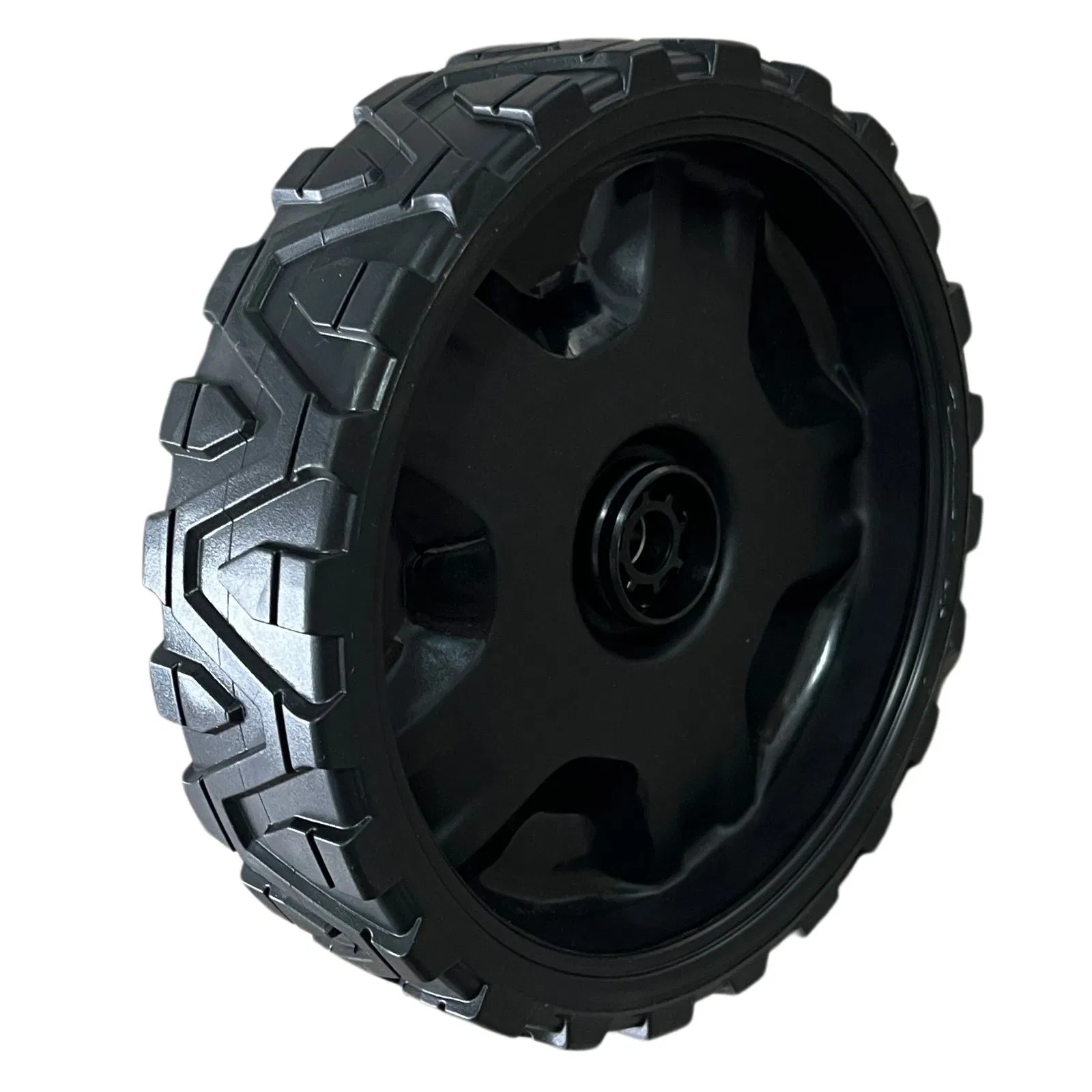 PVC0814 8X2" Inch Lawnmower Replacement Wheel and Tires for Push Lawn Mower Wheel with 1/2" Axle Bore Hole