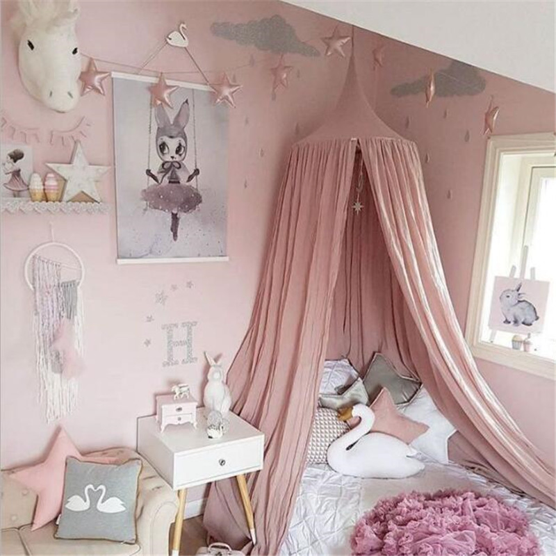 Nordic Ins Hot Style Hanging a Domed Mosquito Net for Children's Room Dome Bed Tent