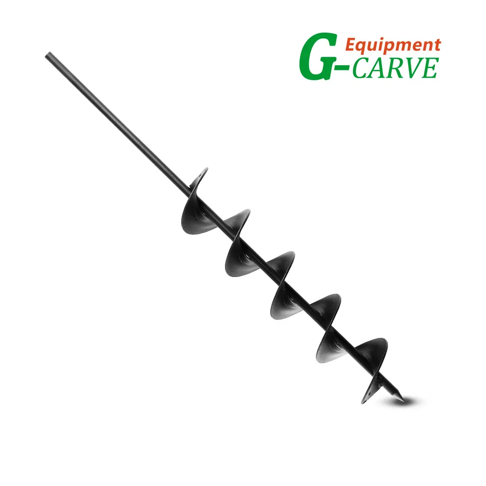 Power Garden Spiral Plant Auger Earth Planter Drill Bit Post Hole Digger Tool