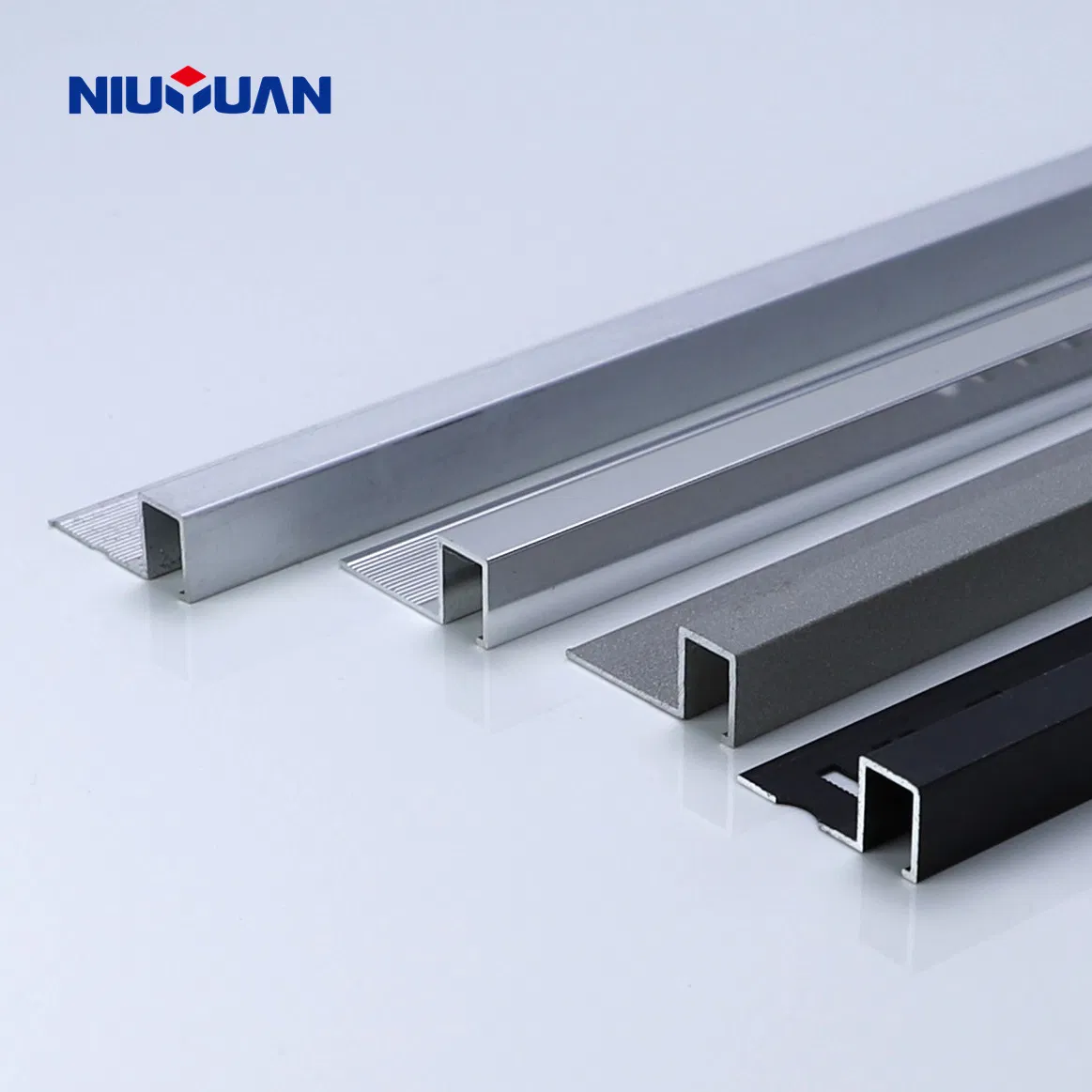 Free Sample Aluminum Tile Accessories Strip Profile Wall Tile Corner Metal Trim