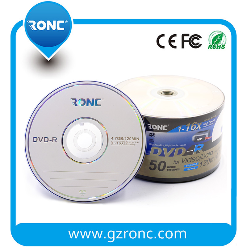 DVD-R диски 4.7ГБ, 50 шт, записываемые, 16X