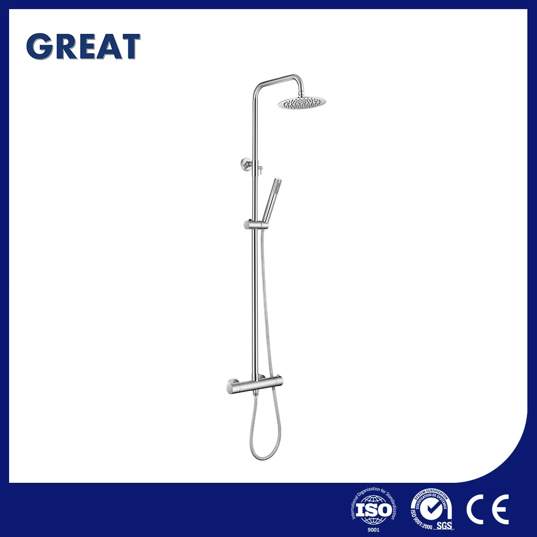 Great 12inch LED Rain Shower Faucet OEM Customized Moorefield Shower Column China GLS4926 Wall Mounted Shower Column European Column Shower Manufacturers